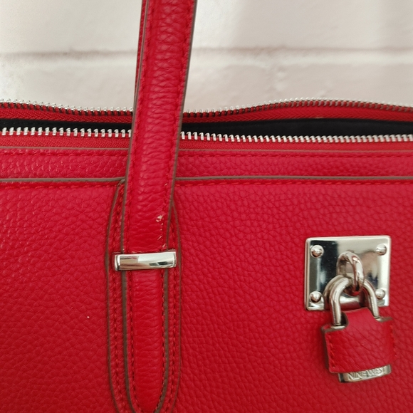 Nine West Reana Red Faux Leather Tote - Picture 5 of 5